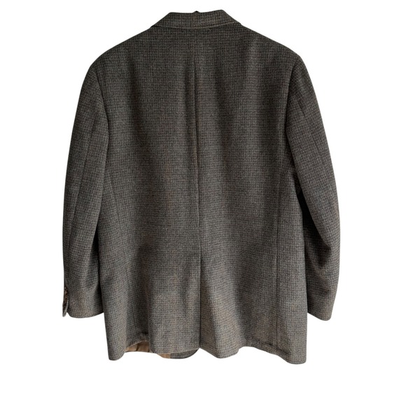 DOWNING STREET Jack Henry Herringbone Wool Mens Blazer Sports Coat - Picture 2 of 8